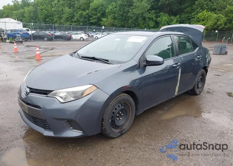 2015 Toyota Corolla Le from USA, damaged, VIN 2T1BURHEXFC365169